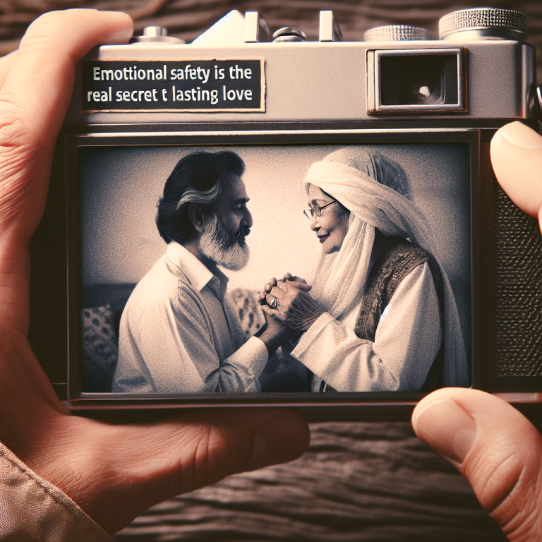 Why emotional safety is the real secret to lasting love