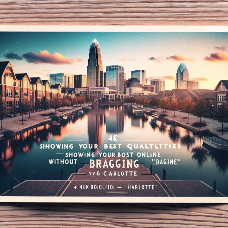 How to Show Your Best Qualities Online Without Bragging in Charlotte