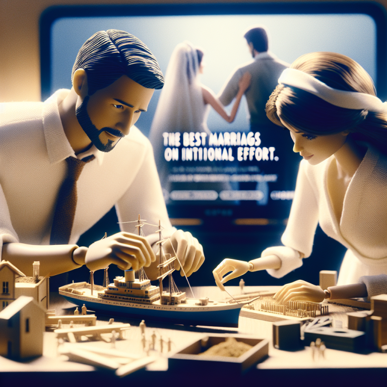 Why the best marriages are built on intentional effort