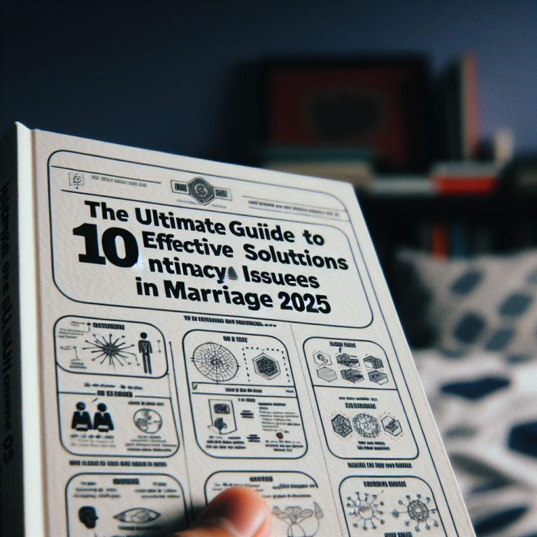 The Ultimate Guide to 10 Effective Solutions for intimacy issues in marriage 2025