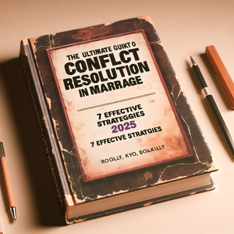 The Ultimate Guide to Conflict Resolution in Marriage: 7 Effective Strategies for 2025