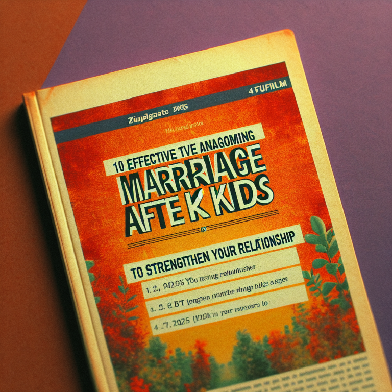 10 Effective marriage after kids tips to strengthen your relationship in 2025