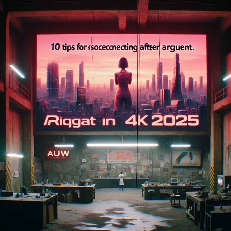10 Effective Tips on How to Reconnect After an Argument in 2025