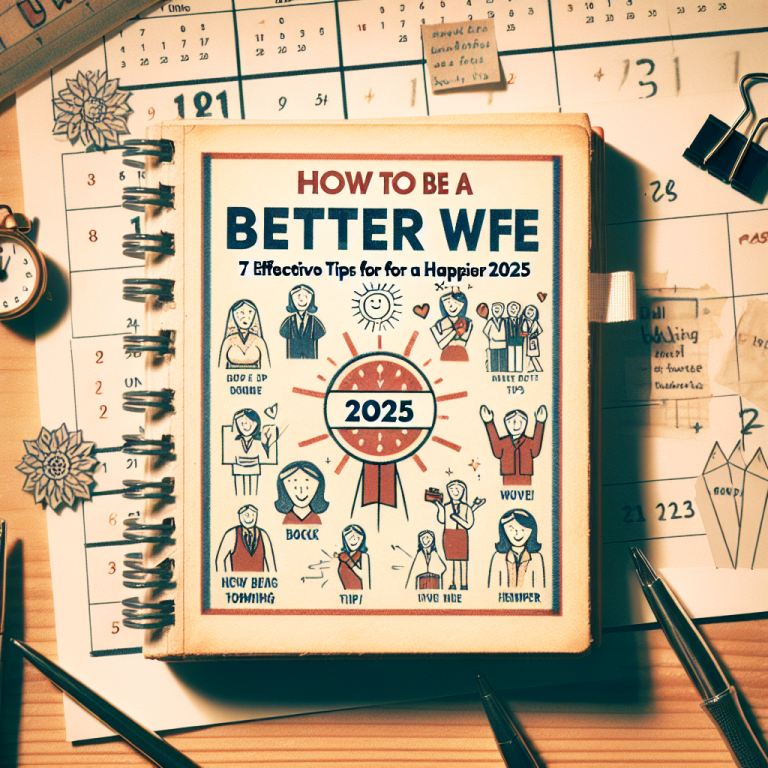 How to Be a Better Wife: 7 Effective Tips for a Happier 2025