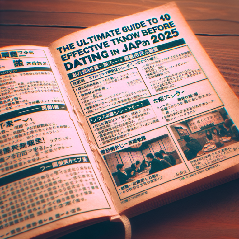 The Ultimate Guide to 10 Effective Things to Know Before Dating in Japan in 2025