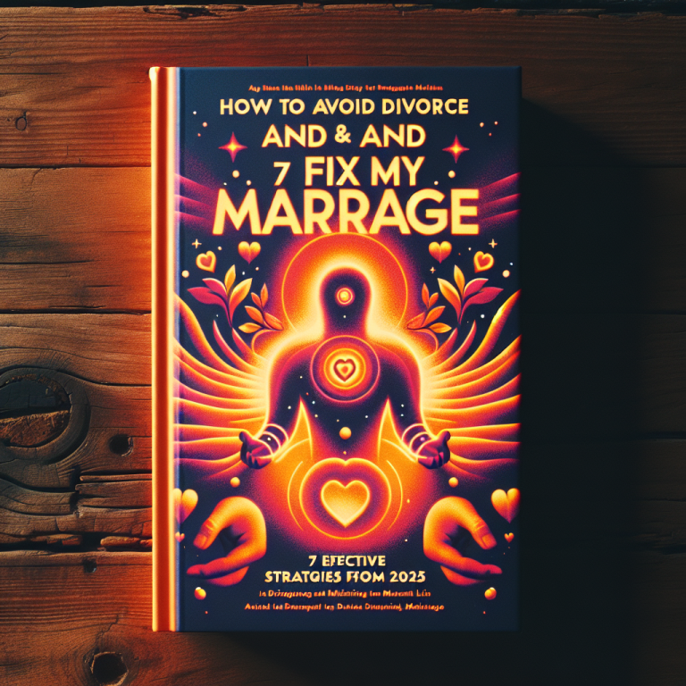 How to Avoid Divorce and Fix My Marriage: 7 Effective Strategies for 2025