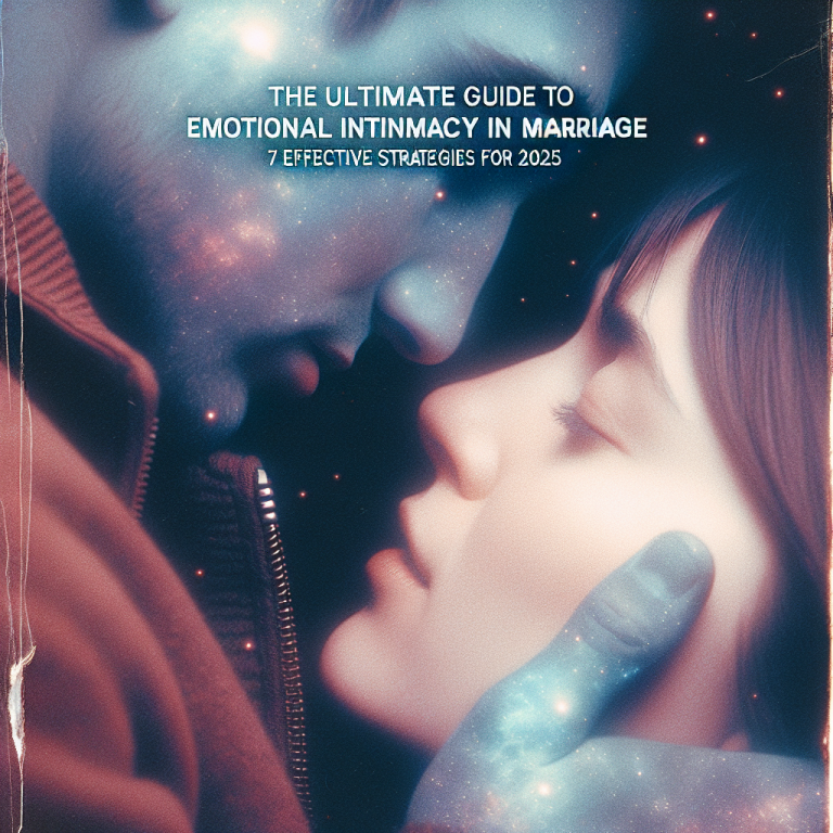 The Ultimate Guide to Emotional Intimacy in Marriage: 7 Effective Strategies for 2025
