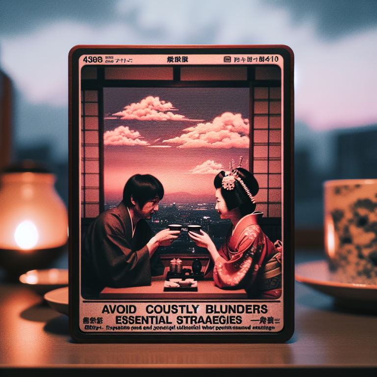 Avoid Costly Blunders: Essential Strategies on How to Avoid Mistakes When Dating in Japan for a Respectful and Successful Romance