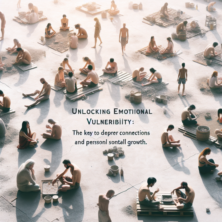 Unlocking Emotional Vulnerability: The Key to Deeper Connections and Personal Growth